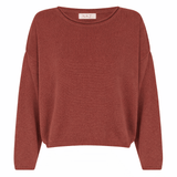 Sofie Blush Cotton Sweater - Näz - Sustainable Fashion Made in Portugal