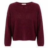 Sofie Bordeaux Alpaca Sweater - Näz-Sustainable Fashion Made in Portugal