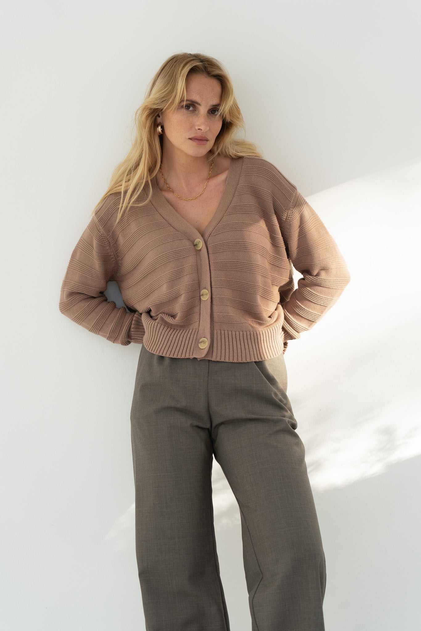 Sophia Cotton Cardigan - Näz-Sustainable Fashion Made in Portugal