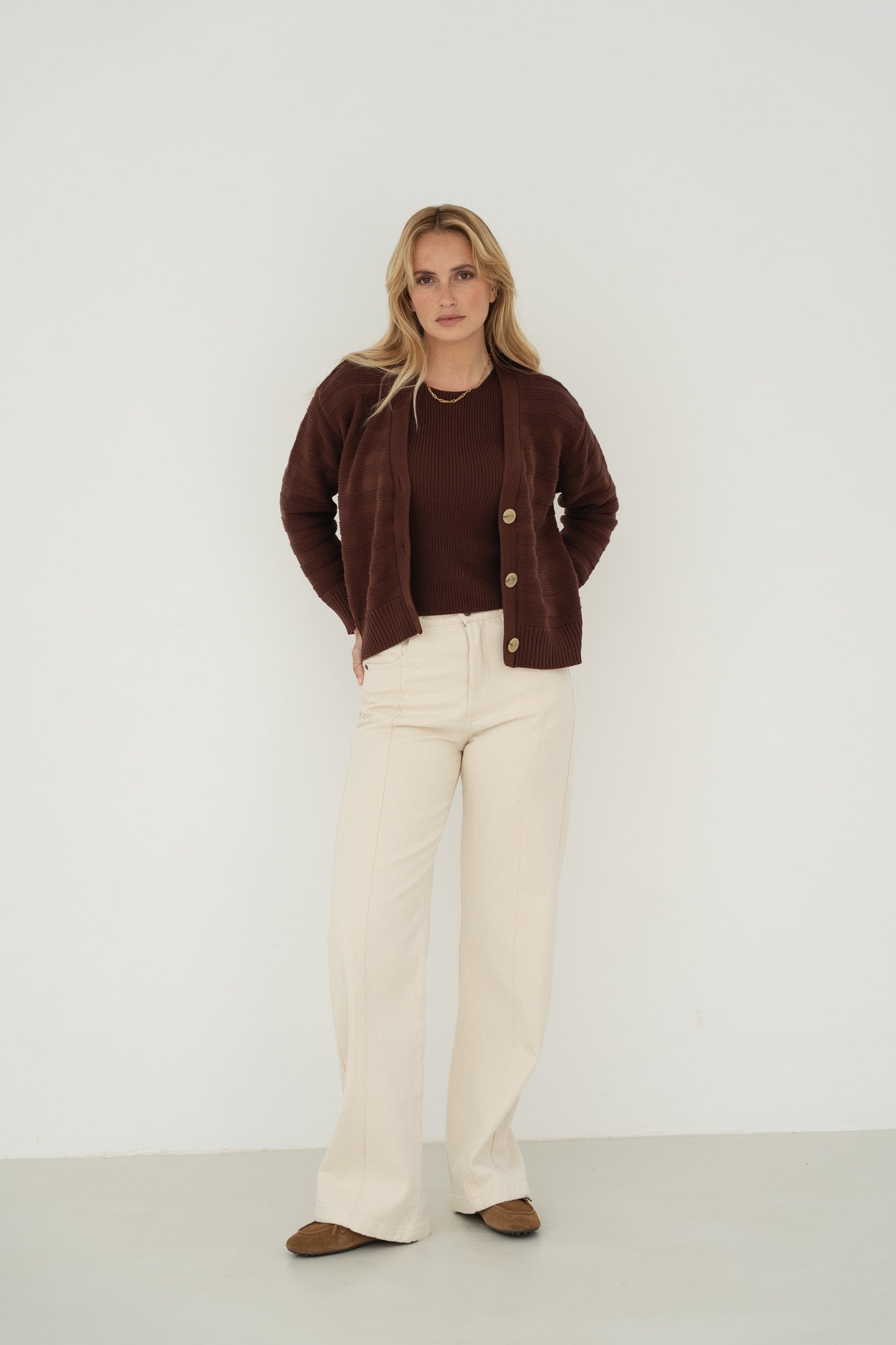 Sophia Cotton Cardigan - Näz-Sustainable Fashion Made in Portugal