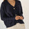 Sophia Cotton Navy Cardigan - Näz - Sustainable Fashion Made in Portugal