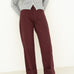 Thea Jeans Eggplant - Näz-Sustainable Fashion Made in Portugal