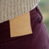 Thea Jeans Eggplant - Näz-Sustainable Fashion Made in Portugal