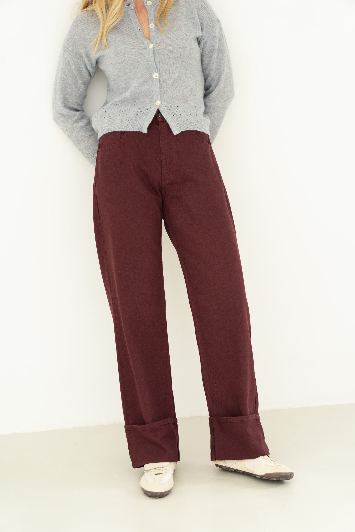 Vicky Blue Alpaca Cardigan - Näz-Sustainable Fashion Made in Portugal