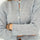 Vicky Blue Alpaca Cardigan - Näz-Sustainable Fashion Made in Portugal
